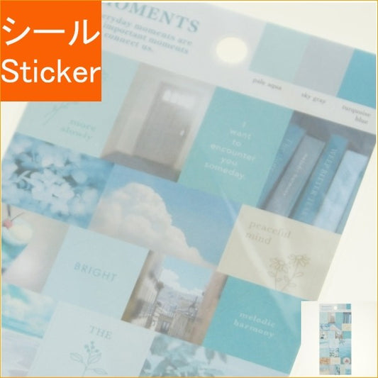 MOMENT STICKER 81304 BLUE TONE --- MIND WAVE :4909001813045