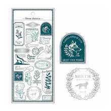Load image into Gallery viewer, Linea Classica Sticker 81434 Wolf Linea Classica Sticker Natural Botanical &amp; Wolf Vintage Design Mind Wave MIND WAVE :4909001814349
