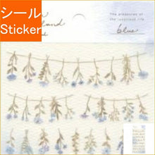 Load image into Gallery viewer, MIND WAVE Seal - Flower Garland Natural Sticker Blue Sticker Book Lucky Bag Round Stylish Album Decoration Heart Large Quantity Sticker Smartphone Reward Flower Cute Schedule Book Notebook Timekeeper: 4909001814790
