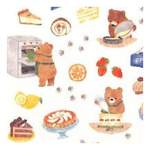 画像をギャラリービューアに読み込む, ﾘﾄﾙｷｯﾁﾝｽﾃｯｶｰ 81791 ｹｰｷﾔｻﾝ クマ お菓子作り キッチン ベーキング 小動物 文房具 手帳デコ マインドウェイブ MIND WAVE :4909001817913
