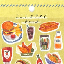 Load image into Gallery viewer, ＃ｺｺﾛﾄｷﾒｸｽﾃｯｶｰﾌｰﾄﾞ 81801 ｼﾞｬﾝｸﾌｰﾄﾞ 食べ物シール ハンバーガー ピザ サンドイッチ 水彩風 ﾏｲﾝﾄﾞｳｪｲﾌﾞ :4909001818019
