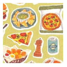 Load image into Gallery viewer, ＃ｺｺﾛﾄｷﾒｸｽﾃｯｶｰﾌｰﾄﾞ 81801 ｼﾞｬﾝｸﾌｰﾄﾞ 食べ物シール ハンバーガー ピザ サンドイッチ 水彩風 ﾏｲﾝﾄﾞｳｪｲﾌﾞ :4909001818019
