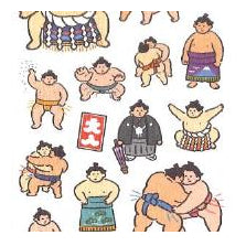 ＃ｲﾛﾊｼｰﾙ 81868 ｽﾓｳ 力士 行司 呼出し 和風 イラスト かわいい まわし 日本文化 ﾏｲﾝﾄﾞｳｪｲﾌﾞ :4909001818682