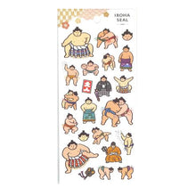 Load image into Gallery viewer, ＃ｲﾛﾊｼｰﾙ 81868 ｽﾓｳ 力士 行司 呼出し 和風 イラスト かわいい まわし 日本文化 ﾏｲﾝﾄﾞｳｪｲﾌﾞ :4909001818682

