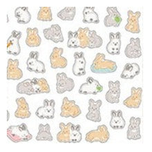 Load image into Gallery viewer, ＃ﾌﾟﾁﾌﾜｽﾃｯｶｰ 81875 ｳｻｷﾞ Puchifuwa プチふわシール うさぎいっぱい ほんわかアニマルステッカー ﾏｲﾝﾄﾞｳｪｲﾌﾞ :4909001818750

