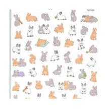 Load image into Gallery viewer, ＃ﾌﾟﾁﾌﾜｽﾃｯｶｰ 81875 ｳｻｷﾞ Puchifuwa プチふわシール うさぎいっぱい ほんわかアニマルステッカー ﾏｲﾝﾄﾞｳｪｲﾌﾞ :4909001818750
