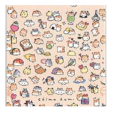 Load image into Gallery viewer, ＃MW ｼｰﾙ 81888 ﾁﾏﾊﾑ ハムスター ステッカー かわいい 癒し系 動物 キャラクター デコ ﾏｲﾝﾄﾞｳｪｲﾌﾞ :4909001818880
