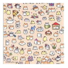 Load image into Gallery viewer, ＃MW ｼｰﾙ 81888 ﾁﾏﾊﾑ ハムスター ステッカー かわいい 癒し系 動物 キャラクター デコ ﾏｲﾝﾄﾞｳｪｲﾌﾞ :4909001818880
