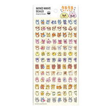Load image into Gallery viewer, MW ｼｰﾙ 81891 ｳﾙｳﾙ ｱﾆﾏﾙｽﾞ 動物 ステッカー かわいい 子犬 子猫 うさぎ ひよこ くま ぶた --- :4909001818910

