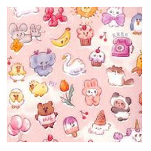 Load image into Gallery viewer, ＃マインドウェイブ イラスト シール YumeYume Sekai ゆめゆめ せかい 82058 ゆめかわいい 動物シール スイーツ ピンク うさぎ デコレーション 癒し かわいい ステッカー ﾏｲﾝﾄﾞｳｪｲﾌﾞ :4909001820586
