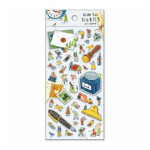 Load image into Gallery viewer, ＃ひみつのおともだち レター 手紙 シール ステッカー 文具 レター 切手 インク瓶 かわいい レトロ風 デコレーション ﾏｲﾝﾄﾞｳｪｲﾌﾞ :4909001821545
