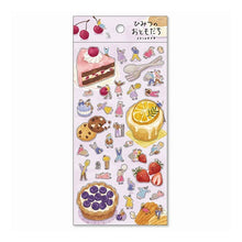 Load image into Gallery viewer, ＃みつのおともだちステッカー 82156 ひみつのスイーツパーティー シール ステッカー お菓子 かわいい デコレーション 水彩風 癒し系 ﾏｲﾝﾄﾞｳｪｲﾌﾞ :4909001821569

