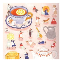 Load image into Gallery viewer, ＃ひみつのおともだち 紅茶 ｽﾃｯｶｰ シール ティータイム ティー 可愛い ナチュラル風 デコ カフェ ﾏｲﾝﾄﾞｳｪｲﾌﾞ :4909001821583

