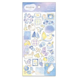 ＃ﾃﾞｭｰﾄﾞﾛｯﾌﾟｽﾃｯｶｰ 82440 ﾌﾞﾙｰ --- : Dudrop sticker 82440 blue :4909001824409