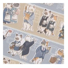 Load image into Gallery viewer, ＃アニマルバトラーステッカー ねこ ﾏｲﾝﾄﾞｳｪｲﾌﾞ :4909001824447
