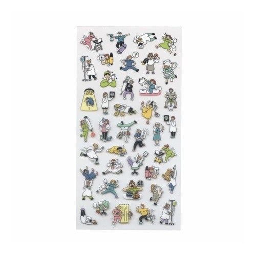 ＃こみかるらいふステッカー病院 --- : Comical Life Sticker Hospital :4909001826960