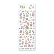 ＃レインボーラビットキューティーハッピー シール --- : Rainbow Rabbit Cutie Happy Seal :4909001827592