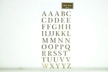 Load image into Gallery viewer, CLOTHES-PIN Seal, Gold Alphabet Flat Sticker, Sticker Book, Lucky Bag, Schedule Decoration Sticker, Diary, Gold Letter Alphabet Sticker, Schedule Book, Timekeeper for Notebooks: 4920097132469
