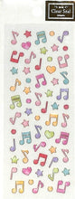 Load image into Gallery viewer, CLOTHES-PIN Clothes Pin Clear Seal · Foil-Edged Clear Seal Clear Seal Music Note Seal Book Lucky Bag Round Stylish Album Decoration Heart Large Quantity Sticker Smartphone Reward Flower Cute Schedule Book Notebook Timekeeper :4920097134999
