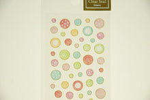 Load image into Gallery viewer, CLOTHES-PIN Close Pin Stickers • Foil Clear Seals, Clear Seals, Dot Stickers, Lucky Bag, Round, Stylish, Album Decoration, Heart, Bulk Stickers, Smartphone, Reward, Flower, Cute, Schedule Book, Notebook Timekeeper: 4920097135002
