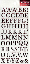 Load image into Gallery viewer, CLOTHES-PIN ｸﾛｰｽﾞﾋﾟﾝ ｼｰﾙ ･ 文字ｼｰﾙ 箔加工 英文字 赤箔 ｱﾙﾌｧﾍﾞｯﾄ ｼｰﾙ帳 福袋 丸 おしゃれ ｱﾙﾊﾞﾑ ﾃﾞｺﾚｰｼｮﾝ ﾊｰﾄ 大量 ｽﾃｯｶｰ ｽﾏﾎ ごほうび 花 かわいい  ｽｹｼﾞｭｰﾙ帳 手帳のﾀｲﾑｷｰﾊﾟｰ :4920097138904
