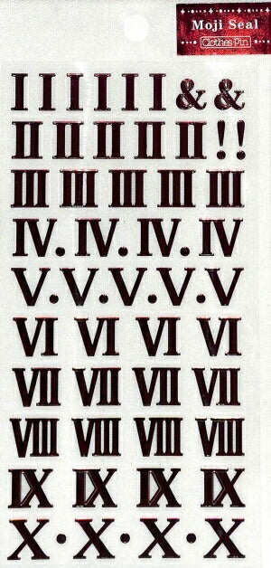 CLOTHES-PIN ｸﾛｰｽﾞﾋﾟﾝ ｼｰﾙ ･ 文字ｼｰﾙ 箔加工 ﾛｰﾏ数字 赤箔 ｼｰﾙ帳 福袋 丸 おしゃれ ｱﾙﾊﾞﾑ ﾃﾞｺﾚｰｼｮﾝ ﾊｰﾄ 大量 ｽﾃｯｶｰ ｽﾏﾎ ごほうび 花 かわいい  ｽｹｼﾞｭｰﾙ帳 手帳のﾀｲﾑｷｰﾊﾟｰ :4920097138928