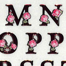 Load image into Gallery viewer, CLOTHES-PIN ｸﾛｰｽﾞﾋﾟﾝ ｼｰﾙ ･ 文字ｼｰﾙ 箔加工 英文字ﾛｰｽﾞ 赤箔 ｱﾙﾌｧﾍﾞｯﾄ ｼｰﾙ帳 福袋 丸 おしゃれ ｱﾙﾊﾞﾑ ﾃﾞｺﾚｰｼｮﾝ ﾊｰﾄ 大量 ｽﾃｯｶｰ ｽﾏﾎ ごほうび 花 かわいい  ｽｹｼﾞｭｰﾙ帳 手帳のﾀｲﾑｷｰﾊﾟｰ :4920097138935
