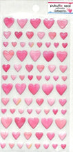 Load image into Gallery viewer, CLOTHES-PIN Seal, Puffy Heart Seal, Sticker Book Grab Bag, Round, Stylish, Album Decoration, Lots of Hearts, Stickers, Smartphone, Reward, Flowers, Cute, Planner, Notebook Timekeeper: 4920097140495
