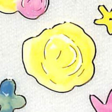 画像をギャラリービューアに読み込む, #naminamiシリーズ・ナミナミ・ふち箔クリアシール 水彩タッチ　ふんわりフラワー --- :4920097141485

