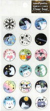Load image into Gallery viewer, CLOTHES-PIN ｸﾛｰｽﾞﾋﾟﾝ ｼｰﾙ ･ asano yoshida･吉田麻乃 ふち箔ｸﾘｱｼｰﾙ clearseal ｵｰﾛﾗ夜空を創る ｼｰﾙ帳 福袋 丸 おしゃれ ｱﾙﾊﾞﾑ ﾃﾞｺﾚｰｼｮﾝ ﾊｰﾄ 大量 ｽﾃｯｶｰ ｽﾏﾎ ごほうび 花 かわいい  ｽｹｼﾞｭｰﾙ帳 :4920097144790
