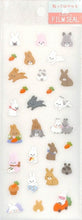 Load image into Gallery viewer, CLOTHES-PIN ｸﾛｰｽﾞﾋﾟﾝ ｼｰﾙ ･ ﾌｨﾙﾑｼｰﾙ うさぎ 兎 ﾗﾋﾞｯﾄ US14911 ｼｰﾙ帳 福袋 丸 おしゃれ ｱﾙﾊﾞﾑ ﾃﾞｺﾚｰｼｮﾝ ﾊｰﾄ 大量 ｽﾃｯｶｰ ｽﾏﾎ ごほうび 花 かわいい ｽｹｼﾞｭｰﾙ帳 手帳のﾀｲﾑｷｰﾊﾟｰ :4920097149115
