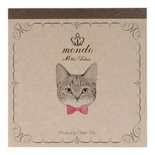 Load image into Gallery viewer, CLOTHES-PIN Close Pin Note, Miki Takei Mondo Memo Pad TABBYCAT Tabby Cat A5 B5 Grid Ruled Lined Blank Sticky Notes Notepad Cute Stylish Small Ring Character Schedule Book Planner Timekeeper: 4920097155383
