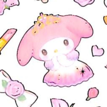 ＃サンリオ クローズピン マイメロディ たけいみき[シールシート]ふち箔クリアシール/メルヘンプリンセス : sanrio :4920097156250