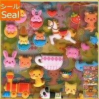 Load image into Gallery viewer, CRUX ｸﾗｯｸｽ<BR> ｼｰﾙ <BR>うごくなかよしｰる/ゆらゆらゆうえんち 遊園地<BR>【ｽｹｼﾞｭｰﾙ帳・手帳のﾀｲﾑｷｰﾊﾟｰ】 :4935124005692
