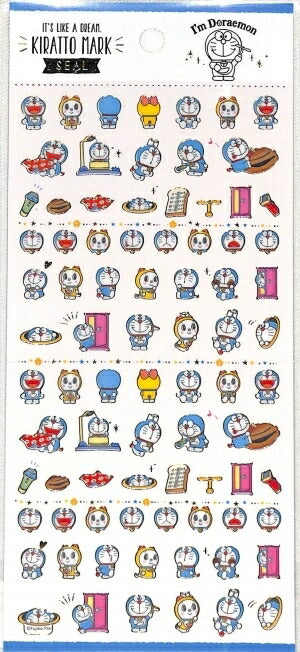 CRUX ｸﾗｯｸｽ ｼｰﾙ ･ KIRATTO MARK SEAL ﾄﾞﾗえもん ｼｰﾙ帳 福袋 丸 おしゃれ ｱﾙﾊﾞﾑ ﾃﾞｺﾚｰｼｮﾝ ﾊｰﾄ 大量 ｽﾃｯｶｰ ｽﾏﾎ ごほうび 花 かわいい  ｽｹｼﾞｭｰﾙ帳 手帳のﾀｲﾑｷｰﾊﾟｰ :4935124522120
