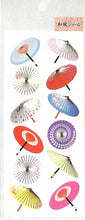 Load image into Gallery viewer, OKUYAMA SEAL Wafu Seal JP339 Wagasa Bangasa Washi Kyoto Japan Seal Book Lucky Bag Round Stylish Album Decoration Heart Bulk Sticker Smartphone Reward Flower Cute Schedule Book Timekeeper for Notebooks :4935786393397
