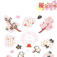 ＃和風ｼｰﾙ 桜の木 春 桜の花 ステッカー デコレーション 奥山 :4935786394240