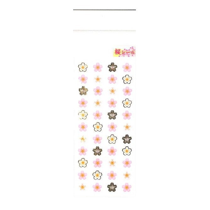 ＃和風ｼｰﾙ 桜 4列 春 花模様 アルバム飾り 和柄 奥山 :4935786394783