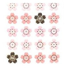 画像をギャラリービューアに読み込む, ＃和風ｼｰﾙ 桜 4列 淡いﾋﾟﾝｸ 和紙風 手帳デコ 春デコレーション 奥山 :4935786397784
