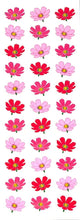 Load image into Gallery viewer, OKUYAMA 奥山 ｼｰﾙ ･ 季節 ﾗﾒ入りｼｰﾙ ｺｽﾓｽ3列 秋桜 ｼｰﾙ帳 福袋 丸 おしゃれ ｱﾙﾊﾞﾑ ﾃﾞｺﾚｰｼｮﾝ ﾊｰﾄ 大量 ｽﾃｯｶｰ ｽﾏﾎ ごほうび 花 かわいい  ｽｹｼﾞｭｰﾙ帳 手帳のﾀｲﾑｷｰﾊﾟｰ :4935786585358
