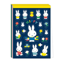 Load image into Gallery viewer, SQUARE ｽｸｴｱ ﾉｰﾄ ･ miffy ﾒﾓﾊﾟｯﾄﾞ  紺  方眼 罫線 横罫 無地 付箋 ﾒﾓ帳 かわいい おしゃれ 小さい ﾘﾝｸﾞ ｷｬﾗｸﾀｰ ｽｹｼﾞｭｰﾙ帳 手帳のﾀｲﾑｷｰﾊﾟｰ :4937122046288
