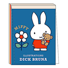 Load image into Gallery viewer, SQUARE Notebook, miffy Memo Pad, Navy, Graph, Lined, Plain, Sticky Notes, Memo Book, Cute, Stylish, Small, Ring, Character, Planner, Timekeeper for Notebooks :4937122046974
