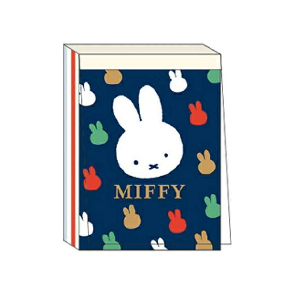 SQUARE ｽｸｴｱ ﾉｰﾄ ･ miffy ﾐﾆﾒﾓﾊﾟｯﾄﾞ 紺 a5 b5 方眼 罫線 横罫 無地 付箋 ﾒﾓ帳 かわいい おしゃれ 小さい ﾘﾝｸﾞ ｷｬﾗｸﾀｰ ｽｹｼﾞｭｰﾙ帳 手帳のﾀｲﾑｷｰﾊﾟｰ :4937122047933