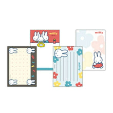 Load image into Gallery viewer, SQUARE ｽｸｴｱ ﾉｰﾄ ･ miffy ﾐﾆﾒﾓﾊﾟｯﾄﾞ ｸﾞﾚｰ a5 b5 方眼 罫線 横罫 無地 付箋 ﾒﾓ帳 かわいい おしゃれ 小さい ﾘﾝｸﾞ ｷｬﾗｸﾀｰ ｽｹｼﾞｭｰﾙ帳 手帳のﾀｲﾑｷｰﾊﾟｰ :4937122047957
