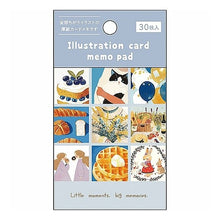 画像をギャラリービューアに読み込む, ＃ｲﾗｽﾄｶｰﾄﾞﾒﾓﾊﾟｯﾄﾞ･ﾌﾞﾙｰ --- : Illustration card memo pad blue :4938325108407
