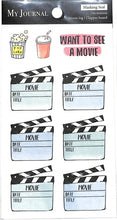 Load image into Gallery viewer, PINEBOOK ﾊﾟｲﾝﾌﾞｯｸ ｼｰﾙ ･ D･映画ﾛｸﾞ･ｶﾁﾝｺ ｼｰﾙ帳 福袋 ｽｹｼﾞｭｰﾙ ﾃﾞｺ ｽﾃｯｶｰ ﾀﾞｲｱﾘｰ ごほうび 花 ｱﾙﾌｧﾍﾞｯﾄ ｼｰﾙ 映画 感想 思い出　記録  ｽｹｼﾞｭｰﾙ帳 手帳のﾀｲﾑｷｰﾊﾟｰ :4938325271644

