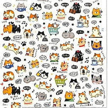 Load image into Gallery viewer, PINEBOOK ﾊﾟｲﾝﾌﾞｯｸ ｼｰﾙ ･ 金箔ｽｹｼﾞｭｰﾙS みけねこ 三毛猫 ｼｰﾙ帳 福袋 丸 おしゃれ ｱﾙﾊﾞﾑ ﾃﾞｺﾚｰｼｮﾝ ﾊｰﾄ 大量 ｽﾃｯｶｰ ｽﾏﾎ ごほうび 花 かわいい  ｽｹｼﾞｭｰﾙ帳 手帳のﾀｲﾑｷｰﾊﾟｰ :4938325434049
