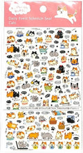 Load image into Gallery viewer, PINEBOOK ﾊﾟｲﾝﾌﾞｯｸ ｼｰﾙ ･ 金箔ｽｹｼﾞｭｰﾙS みけねこ 三毛猫 ｼｰﾙ帳 福袋 丸 おしゃれ ｱﾙﾊﾞﾑ ﾃﾞｺﾚｰｼｮﾝ ﾊｰﾄ 大量 ｽﾃｯｶｰ ｽﾏﾎ ごほうび 花 かわいい  ｽｹｼﾞｭｰﾙ帳 手帳のﾀｲﾑｷｰﾊﾟｰ :4938325434049
