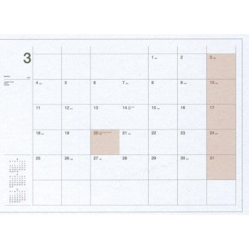 Notebook Planner LACONIC 2023 April Start 2023 March Start Weekly Vertical B6 Year Corner Metal Fittings Weekly Work LRM55-200 Gantt Chart Refill Work Plan Stylish Cute Schedule Book Notebook no Timekeeper :4948197037514
