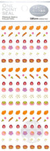 Load image into Gallery viewer, MINDWAVE Seal - ONE POINT SEAL WAGASHI Japanese Sweets Seal Book Lucky Bag Round Stylish Album Decoration Heart Large Quantity Stickers Smartphone Reward Flower Cute Schedule Book Diary Timekeeper: 4948197501503
